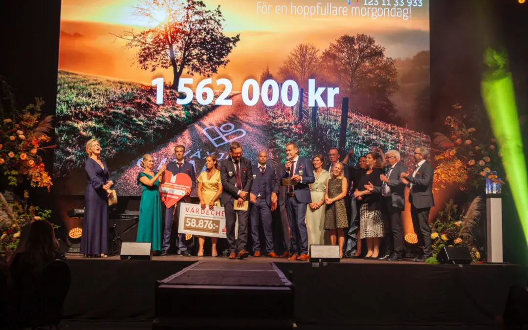 Växjö charity blev succé – Samlade in över 1 miljon